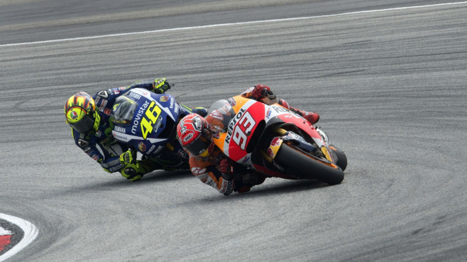 Rossi y Marc M&aacute;rquez, en Sepang