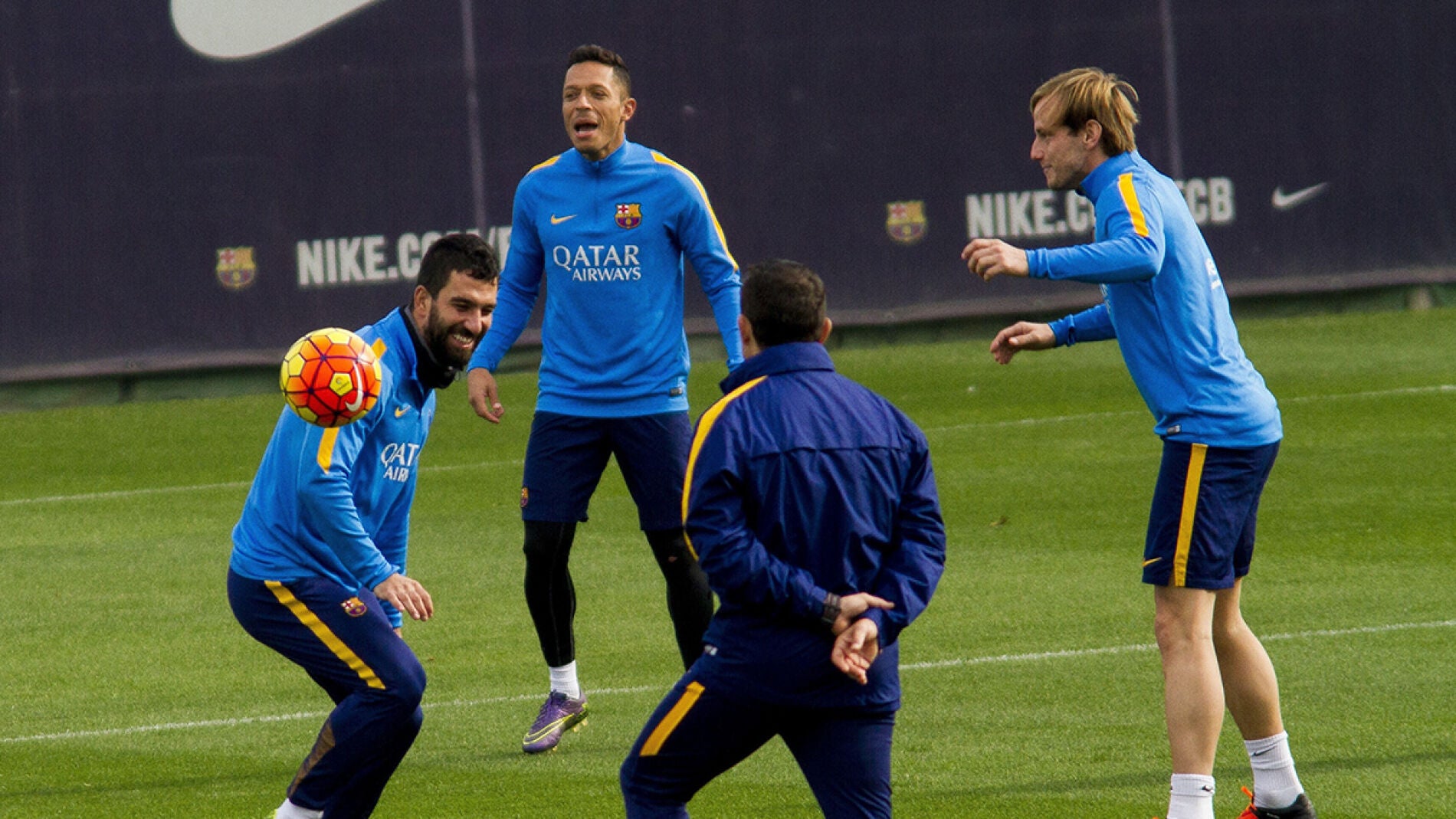Entrenamiento del Barcelona