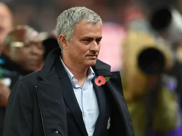 Mourinho, en el campo del Stoke City Mourinho, en el campo del Stoke City