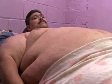 Andrés Moreno, el hombre más obeso del mundo