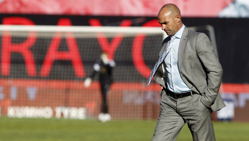 Paco Jémez, durante un partido