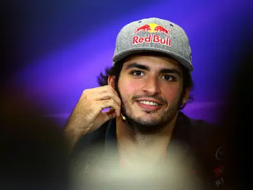 Carlos Sainz, en la rueda de prensa de la FIA Carlos Sainz, en la rueda de prensa de la FIA