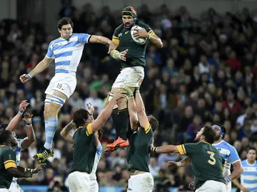Argentina disputa una touch a Sudáfrica Argentina disputa una touch a Sudáfrica