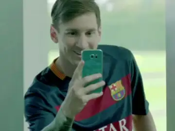 Messi, en un anuncio Messi, en un anuncio