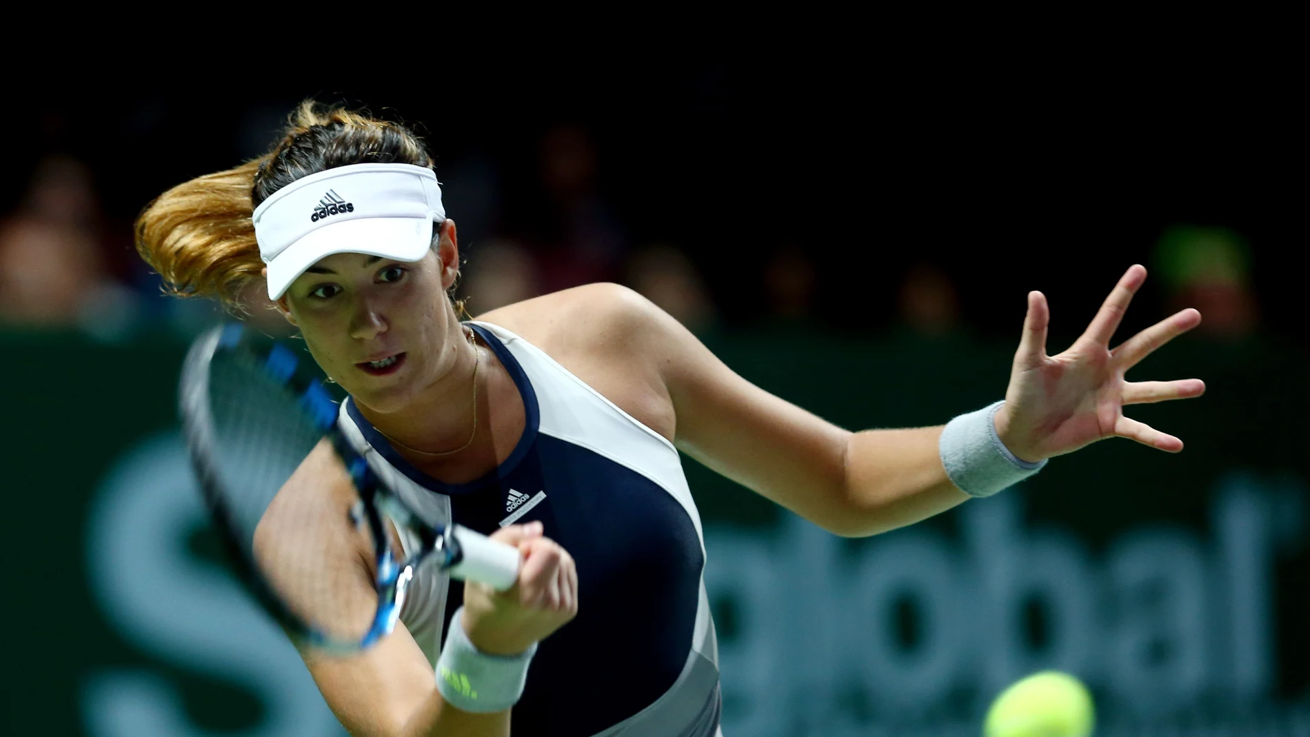 Garbiñe Muguruza, durante el torneo de Singapur Garbiñe Muguruza, durante el torneo de Singapur