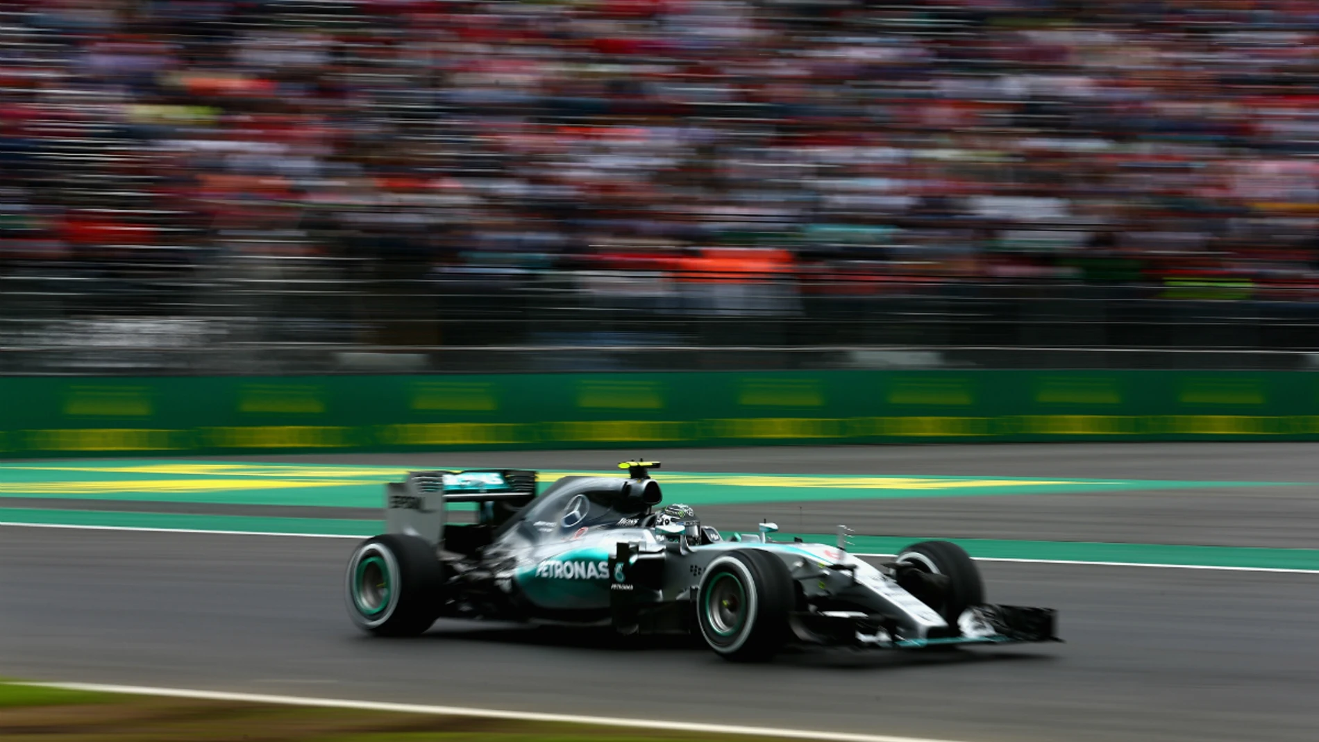 Rosberg, en la pista de México