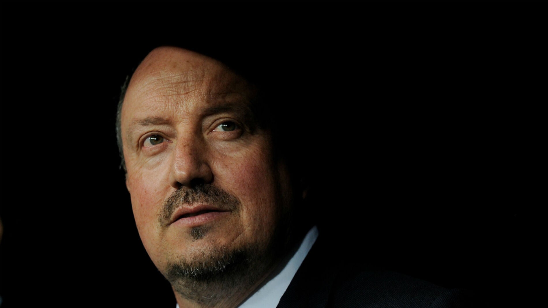 Rafa Ben&iacute;tez, durante el partido