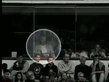 Gareth Bale en el palco del Bernabéu Gareth Bale en el palco del Bernabéu