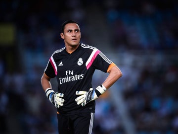 Keylor Navas, durante un partido con el Real Madrid