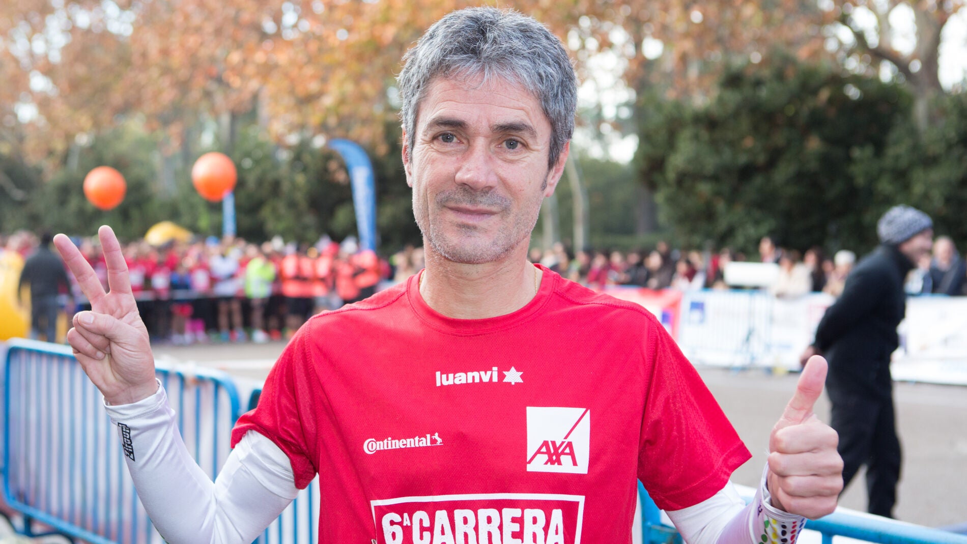 Mart&iacute;n Fiz, durante la carrera 'Ponle Freno'