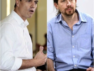 Pedro Sánchez y Pablo Iglesias