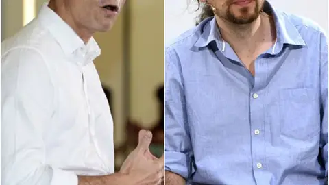 Pedro Sánchez y Pablo Iglesias Pedro Sánchez y Pablo Iglesias