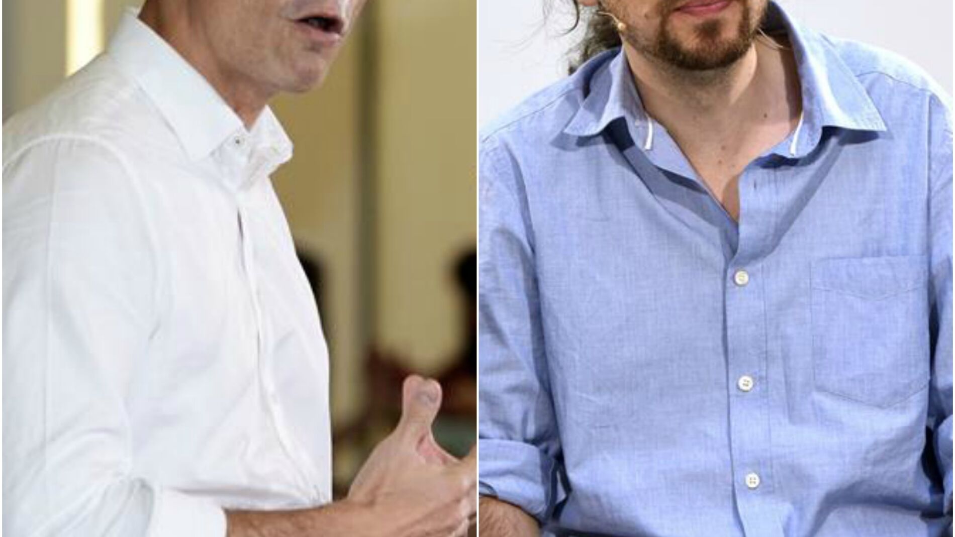 Pedro S&aacute;nchez y Pablo Iglesias