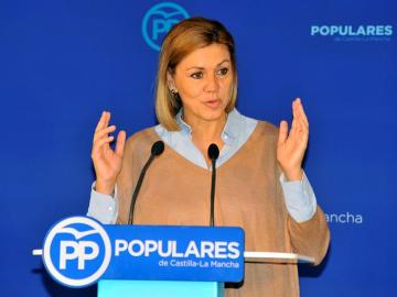 La secretaria general nacional del PP, María Dolores de Cospedal