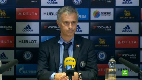 Jos&eacute; Mourinho, en rueda de prensa tras caer 1-3 ante el Liverpool