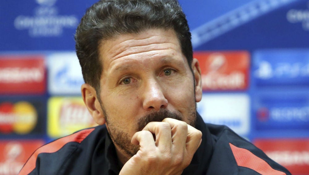 Simeone, en rueda de prensa