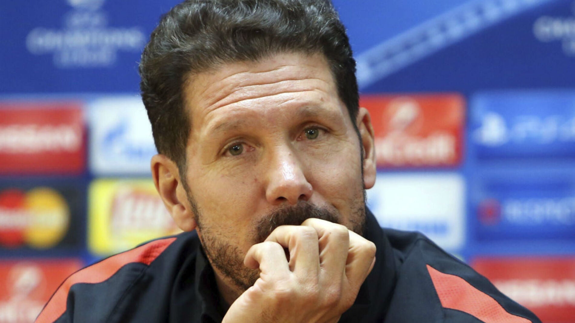 Simeone, en rueda de prensa