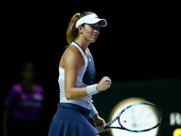 Garbiñe celebra un punto en Singapur