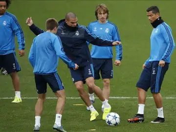 Entrenamiento del Real Madrid Entrenamiento del Real Madrid