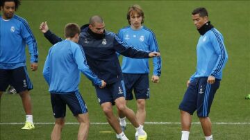 Entrenamiento del Real Madrid