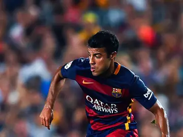 Rafinha Alcántara durante un partido con el Barcelona Rafinha Alcántara durante un partido con el Barcelona