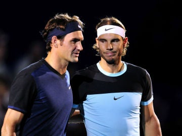 Federer y Nadal, en la final de Basilea