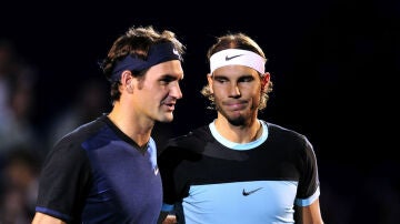 Federer y Nadal, en la final de Basilea