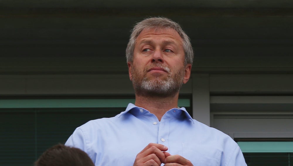 Roman Abramovich, durante un partido del Chelsea