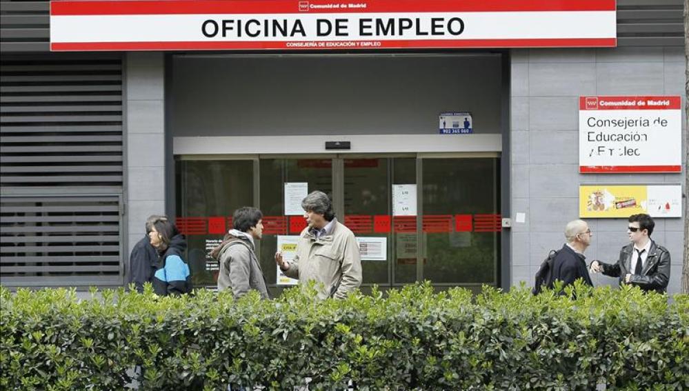 Oficina de empleo en el madrileño Paseo de las Acacias