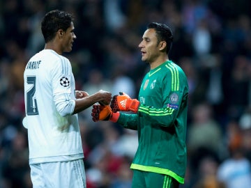 Keylor, al finalizar el partido frente al PSG