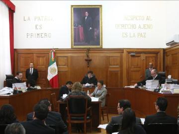 Sala de la Suprema Corte de Justicia de México