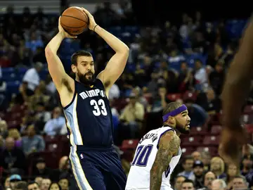 Marc Gasol, en acción ante los Kings Marc Gasol, en acción ante los Kings