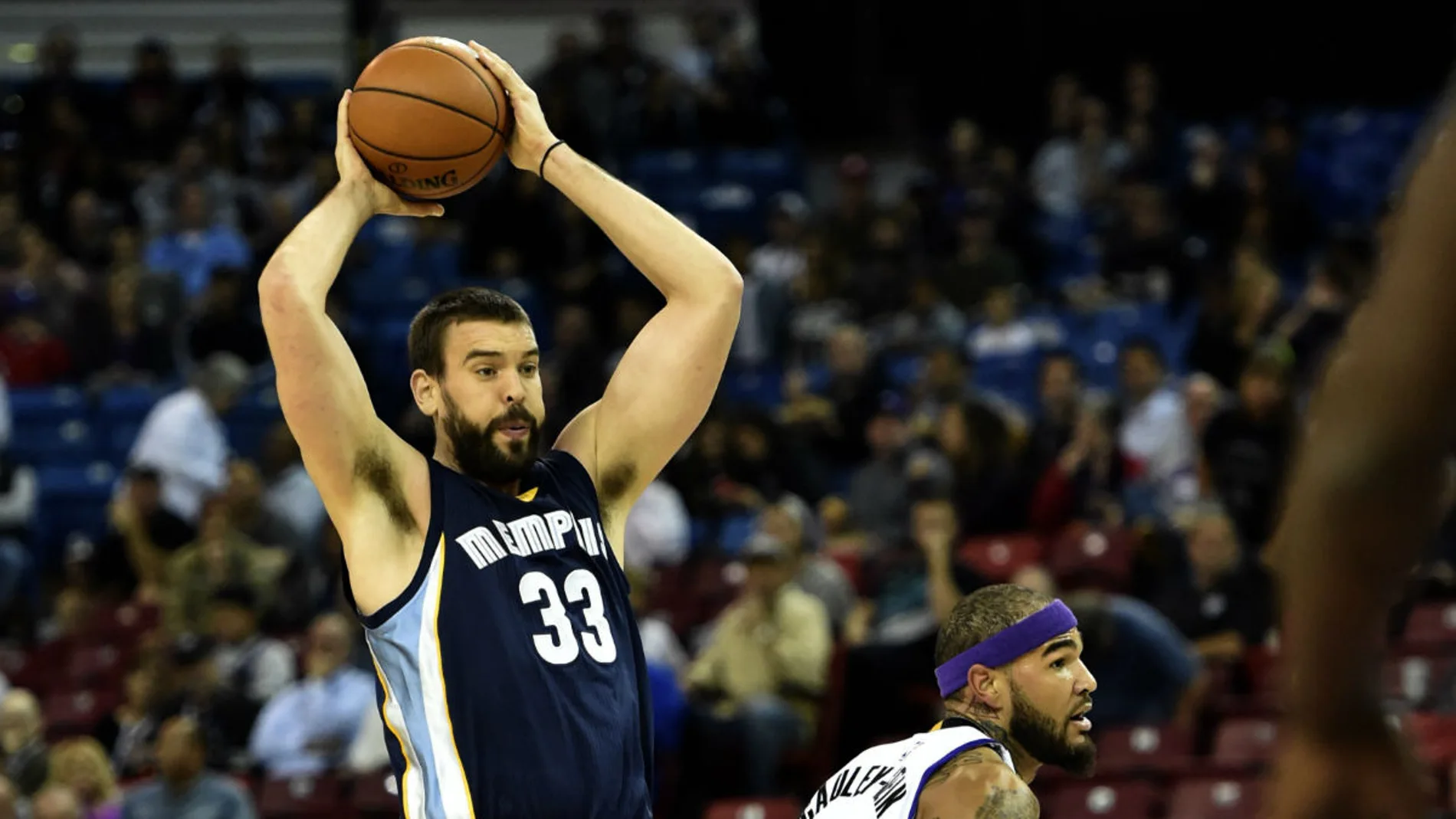 Marc Gasol, en acción ante los Kings Marc Gasol, en acción ante los Kings