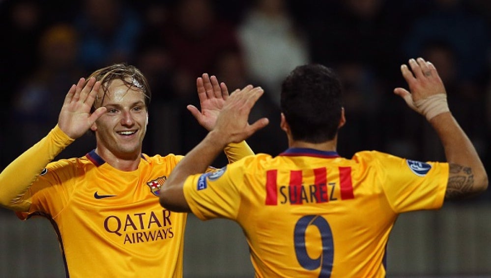 Rakitic y Suárez