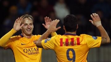 Rakitic y Suárez