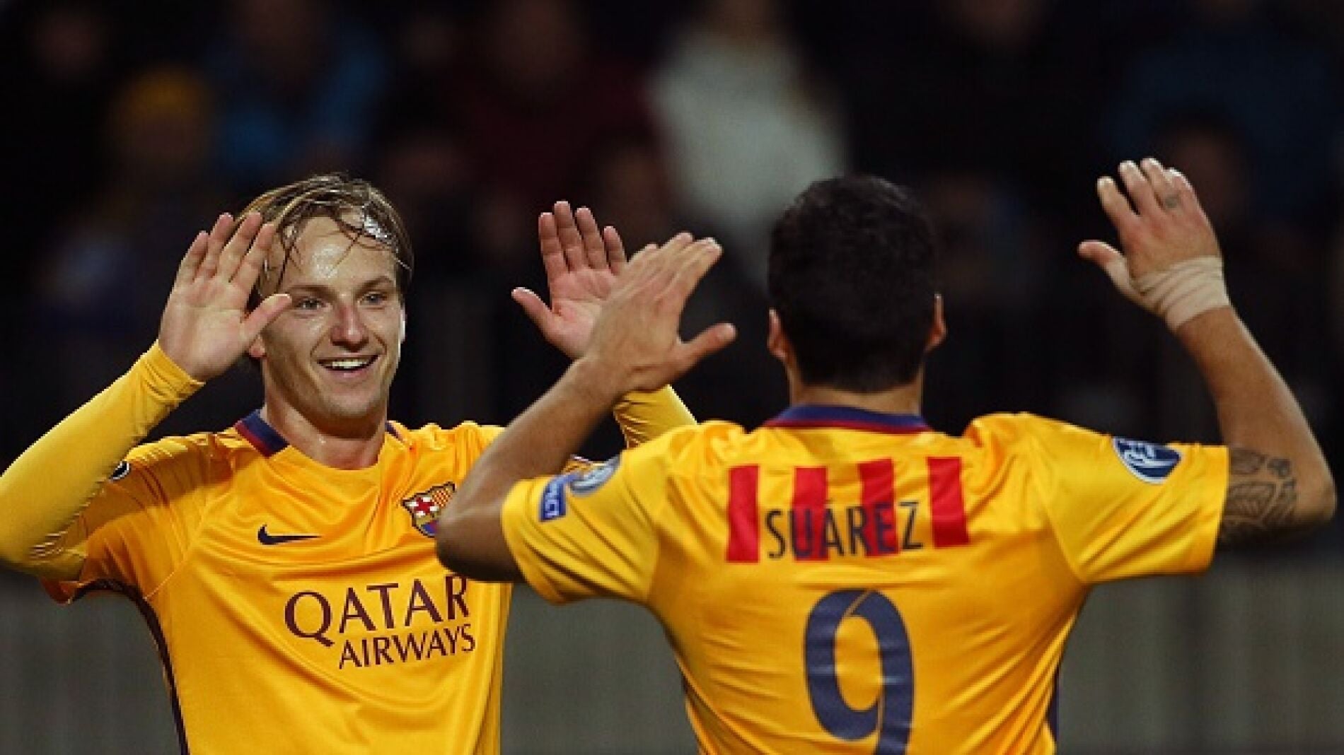 Rakitic y Su&aacute;rez