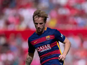 Rakitic, durante un partido del Barça Rakitic, durante un partido del Barça
