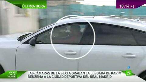 Frame 5.480254 de: Karim Benzema llega a la Ciudad Deportiva del Madrid tras su imputaci&oacute;n