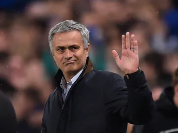 Jose Mourinho en el partido ante el Dinamo de Kiev Jose Mourinho en el partido ante el Dinamo de Kiev
