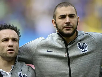Valbuena y Benzema Valbuena y Benzema