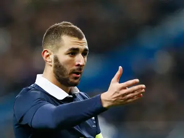 Karim Benzema con la selección Karim Benzema con la selección