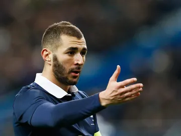 Karim Benzema con la selección Karim Benzema con la selección