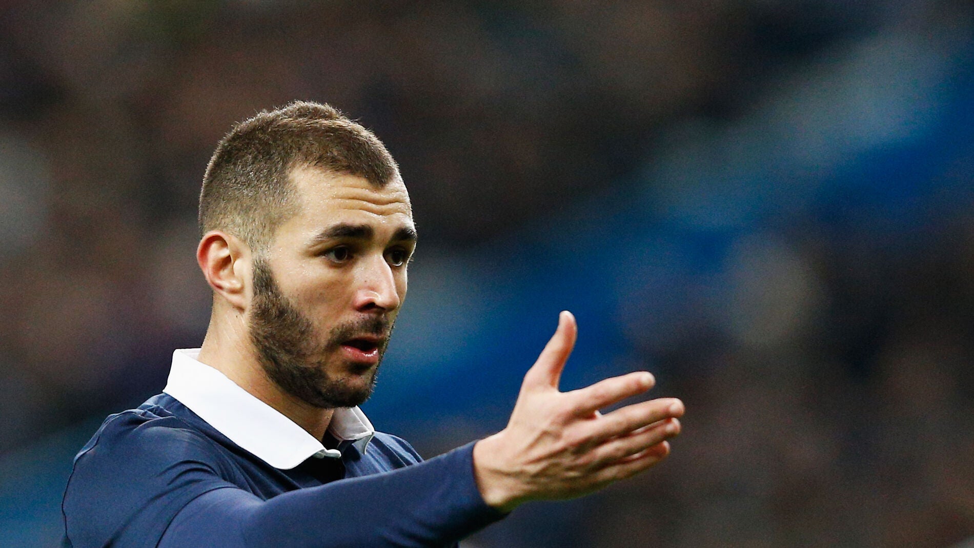 Karim Benzema con la selecci&oacute;n