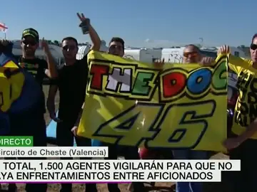 Seguidores de Valentino Rossi en Cheste Seguidores de Valentino Rossi en Cheste