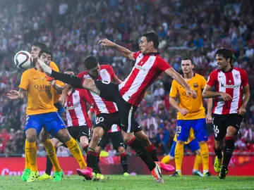 Aduriz, en un partido ante el Barça Aduriz, en un partido ante el Barça