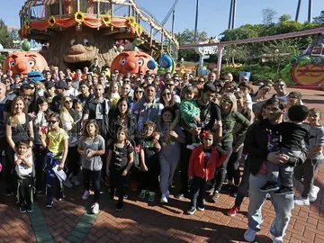 El Barça, en Port Aventura El Barça, en Port Aventura