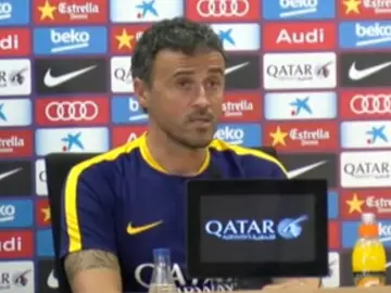 Luis Enrique, en rueda de prensa Luis Enrique, en rueda de prensa