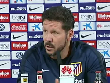Simeone, en rueda de prensa Simeone, en rueda de prensa