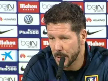 Simeone en rueda de prensa Simeone en rueda de prensa