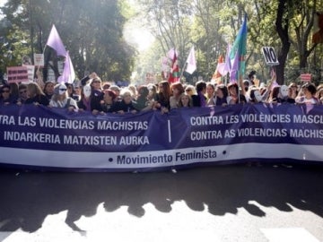 Pancarta de marcha del 7N contra la violencia de género